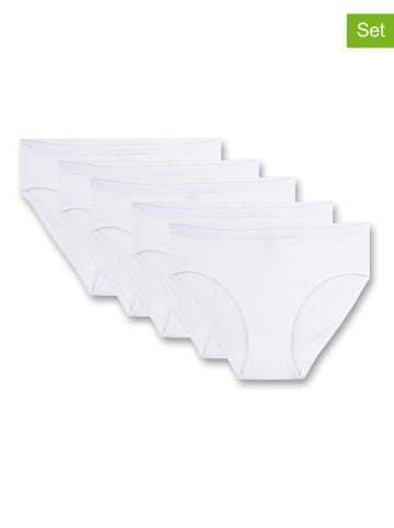 Sanetta Majtki (5 par) w kolorze białym