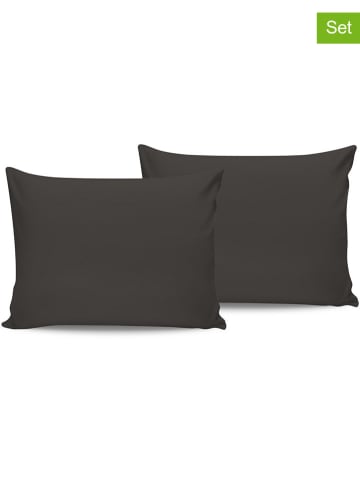 Elizabed Poszewki renforcè (2 szt.) w kolorze antracytowym na poduszkę