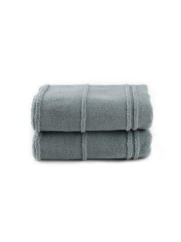 Colourful Cotton 2-delige set: handdoeken "Arden" mintgroen