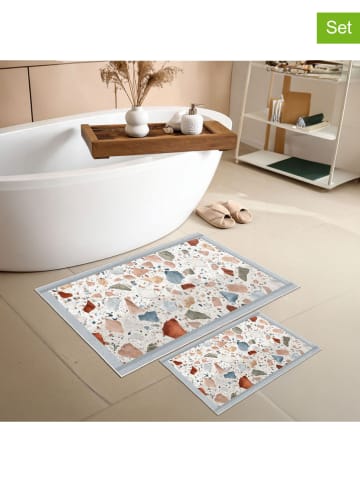 Colourful Cotton 2-delige set: badmatten meerkleurig
