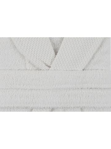 Colourful Cotton Bademantel "Cappa" in Creme