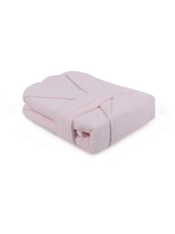 Colourful Cotton Badjas "Cappa" lichtroze