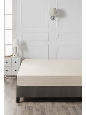 Elizabed Renforcé-Spannbettlaken in Creme