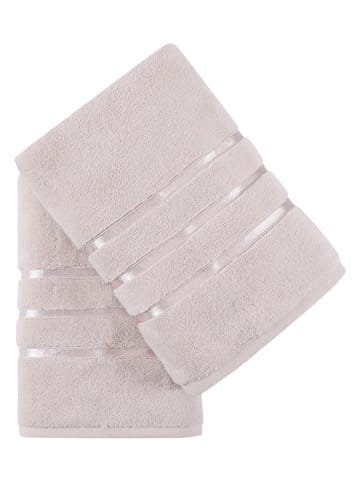 Colorful Cotton 2er-Set: Duschtücher "Dolce" in Rosa