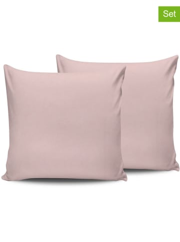 Elizabed 2er-Set: Renforcè-Kissenhüllen in Rosa