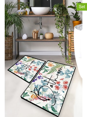 Colourful Cotton 2er-Set: Badvorleger in Bunt