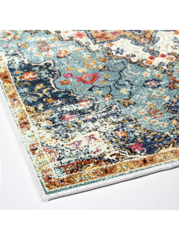 Colourful Cotton Dywaniki łazienkowe (2 szt.) w kolorze pomarańczowo-błękitnym