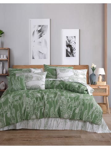 Colourful Cotton Renforcé beddengoedset groen/wit