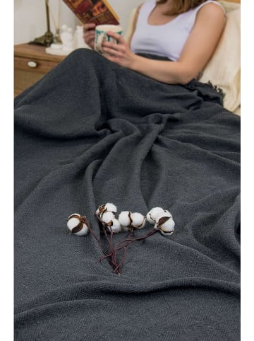 Colourful Cotton Bedsprei antraciet