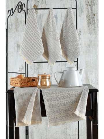 Colourful Cotton 5er-Set: Geschirrtücher "Maya" in Hellblau