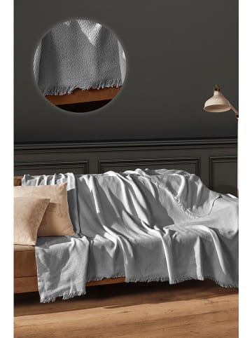 Colorful Cotton Koc "Merlin" w kolorze szarym