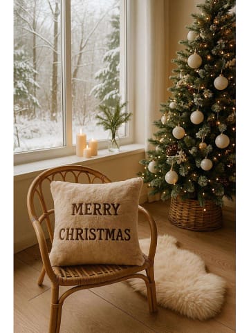 Colourful Cotton Kissenbezug in Beige