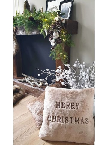 Colourful Cotton Kissenbezug in Beige