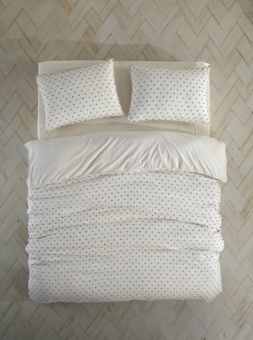 Colorful Cotton Renforcé beddengoedset "Pas a Pas" wit