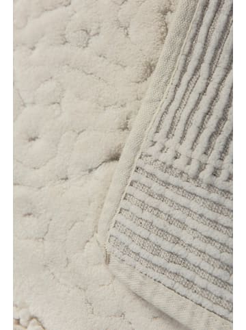 Colourful Cotton 2er-Set: Badvorleger "Piante" in Creme