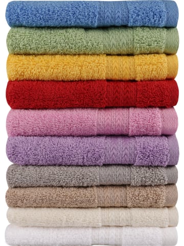 Colorful Cotton 10-delige set: gastendoeken "Rainbow" meerkleurig