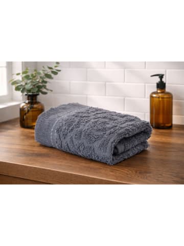 Colourful Cotton 6-delige set: gastendoeken antraciet