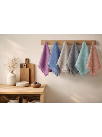 Colourful Cotton 6er-Set: Gästehandtücher in Bunt