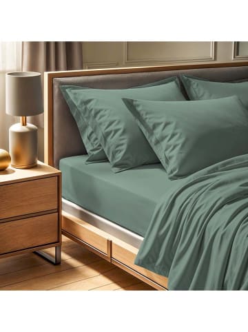 MIX&MATCH Prześcieradło renforcè w kolorze jasnozielonym na gumce