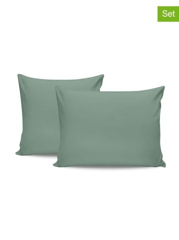 MIX&MATCH 2-delige set: renforcé kussenhoezen lichtgroen