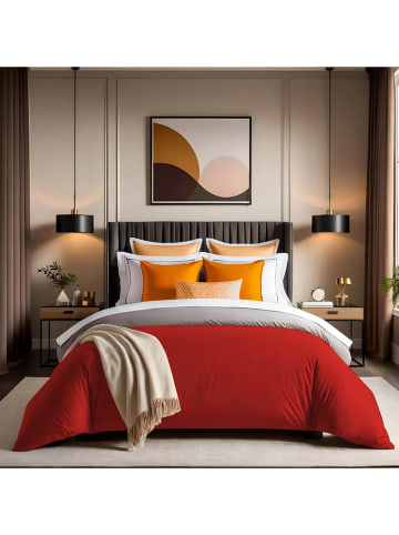 Colourful Cotton Renforcé dekbedovertrek lichtrood