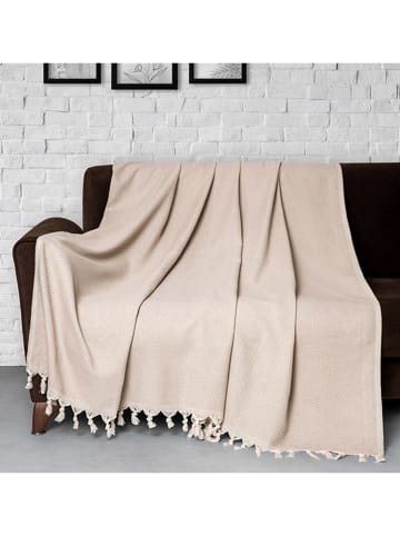 Colourful Cotton Plaid "Trendy" in Beige