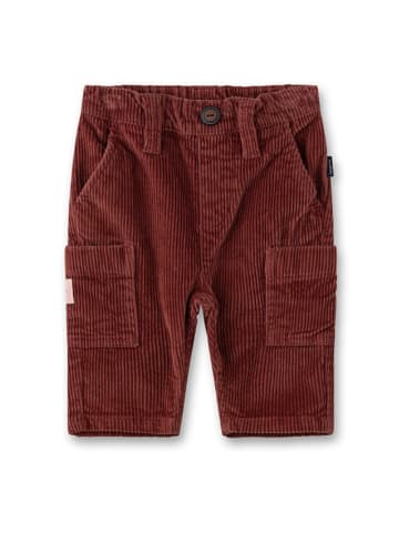 Sanetta Kidswear Bojówki sztruksowe w kolorze brązowym