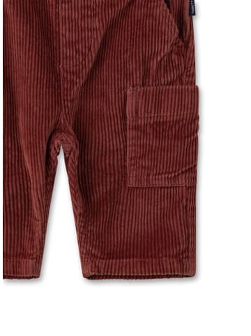 Sanetta Kidswear Bojówki sztruksowe w kolorze brązowym