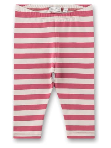 Sanetta Kidswear Leggings in Rosa/ Creme