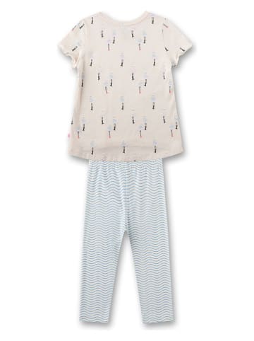 Sanetta Pyjama beige/lichtblauw