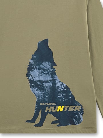 Sanetta Pyjama in Khaki/ Dunkelblau