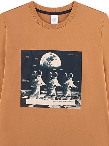 Sanetta Pyjama lichtbruin/zwart