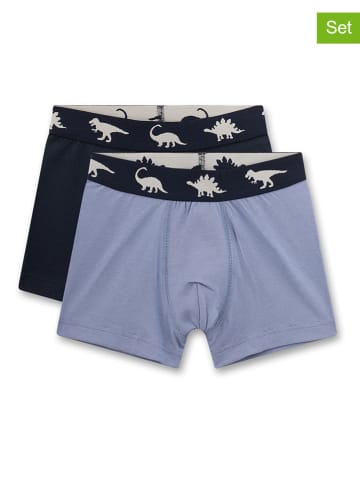 Sanetta Bokserki (2 pary) w kolorze czarno-błękitnym