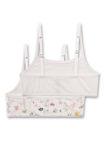 Sanetta 2-delige set: bustierss wit