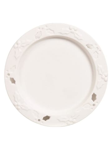 Woodbridge Podkładka "Holly" w kolorze białym pod świece - Ø 15 cm