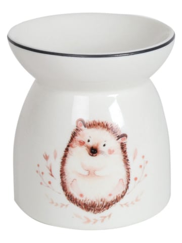 Woodbridge Duftlampe ''Hedgehog'' in Weiß/ Hellbraun - (L)11 cm