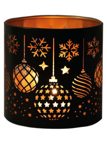 Woodbridge Kominek zapachowy "Baubles" w kolorze złoto-czarnym - wys. 10,5 x Ø 10,5 cm