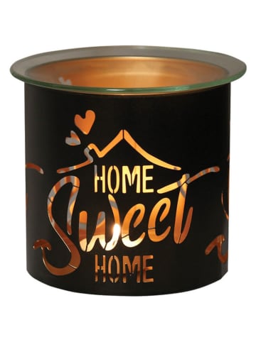 Woodbridge Duftlampe "Home Sweet Home" in Schwarz/ Gold - (H)10,5 cm - Ø 10,5 cm