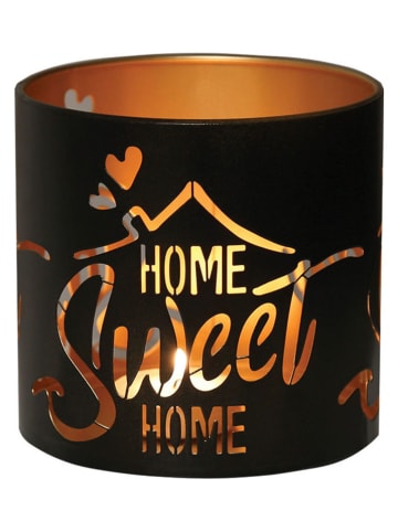 Woodbridge Kominek zapachowy w kolorze złoto-czarnym - wys. 10,5 x Ø 10,5 cm