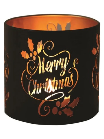 Woodbridge Kominek zapachowy "Merry Ch." w kolorze złoto-czarnym - wys. 10 x Ø 10,5 cm