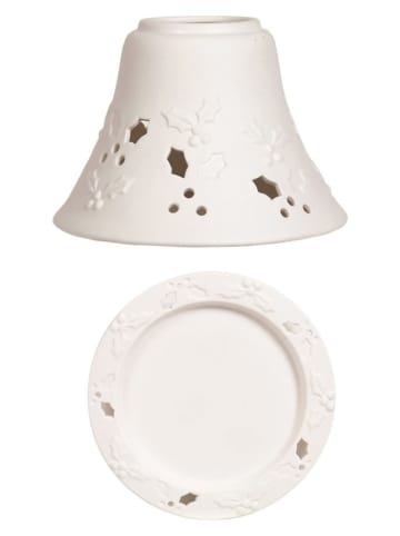 Woodbridge Klosz "Holly" w kolorze białym do świec - wys. 13 x Ø 15 cm