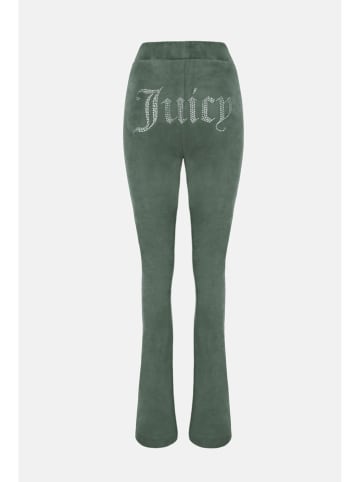 Juicy Couture Spodnie dresowe w kolorze zielonym