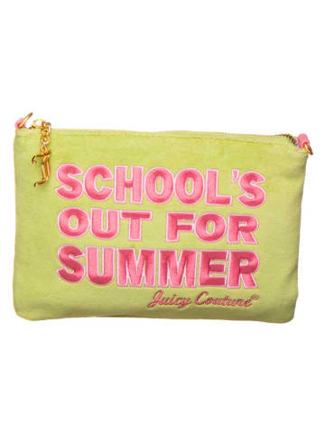 Juicy Couture Schoudertas "Ella" groen/roze - (B)24 x (H)18,5 x (D)3 cm