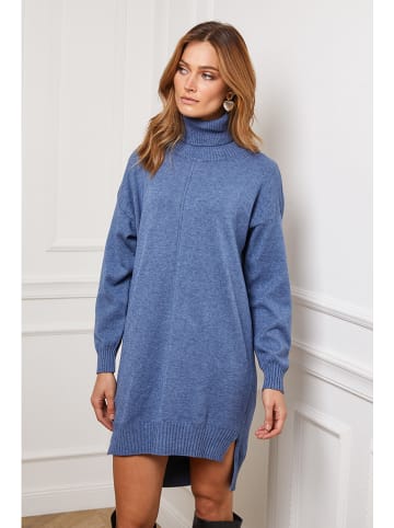 Joséfine Gebreide jurk "Abufera" blauw