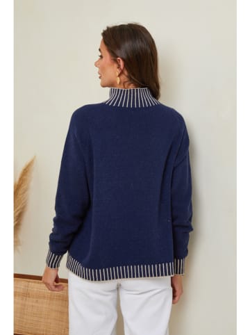 So Cachemire Pullover "Csepreg" in Dunkelblau