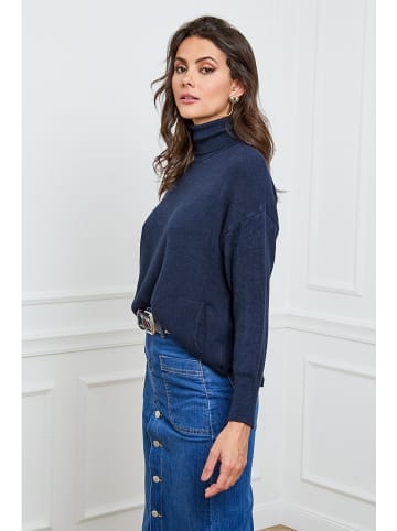 Joséfine Rollkragenpullover "Elona" in Dunkelblau