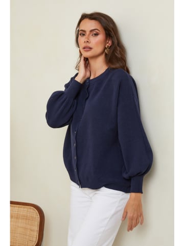 So Cachemire Cardigan "Hatvan" in Dunkelblau