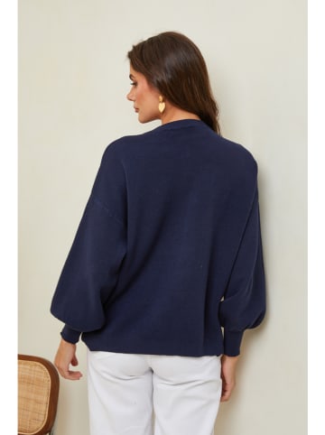 So Cachemire Cardigan "Hatvan" in Dunkelblau