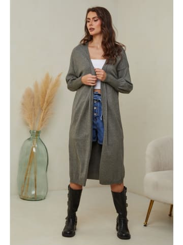 Joséfine Longcardigan "Heviz" in Khaki