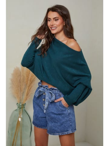 Joséfine Pullover "Isaszeg" in Dunkelgrün